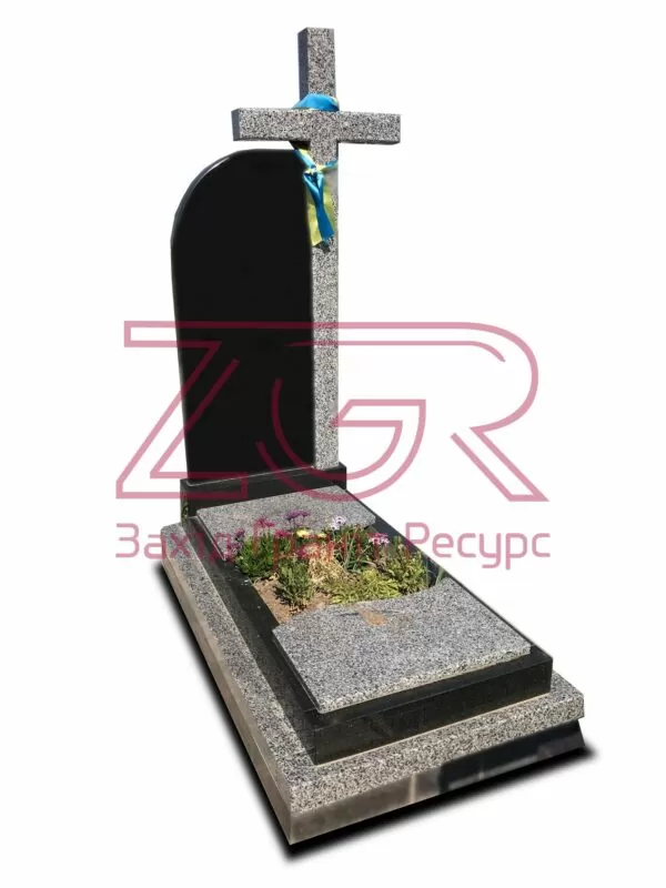 Одинарний гранітний памятник купити