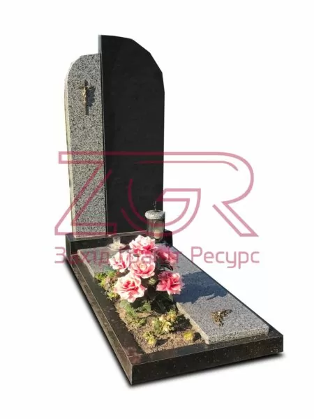 Одинарний гранітний пам`ятник на могилу