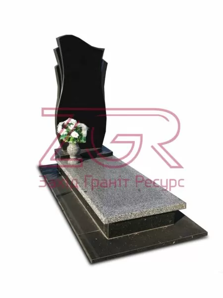 Одинарний памятник з граніту