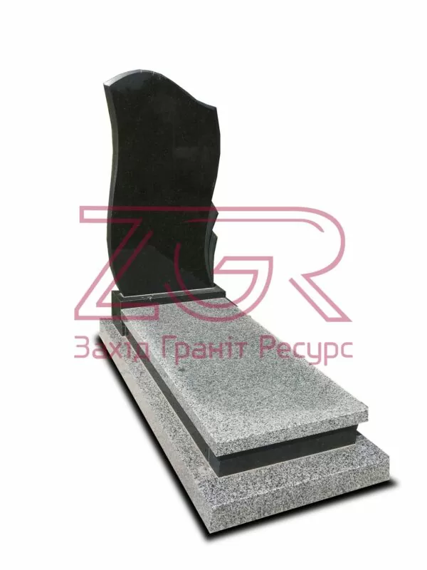 Одинарний гранітний памятник на могилу