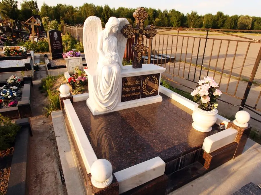 Види памятників на могилу